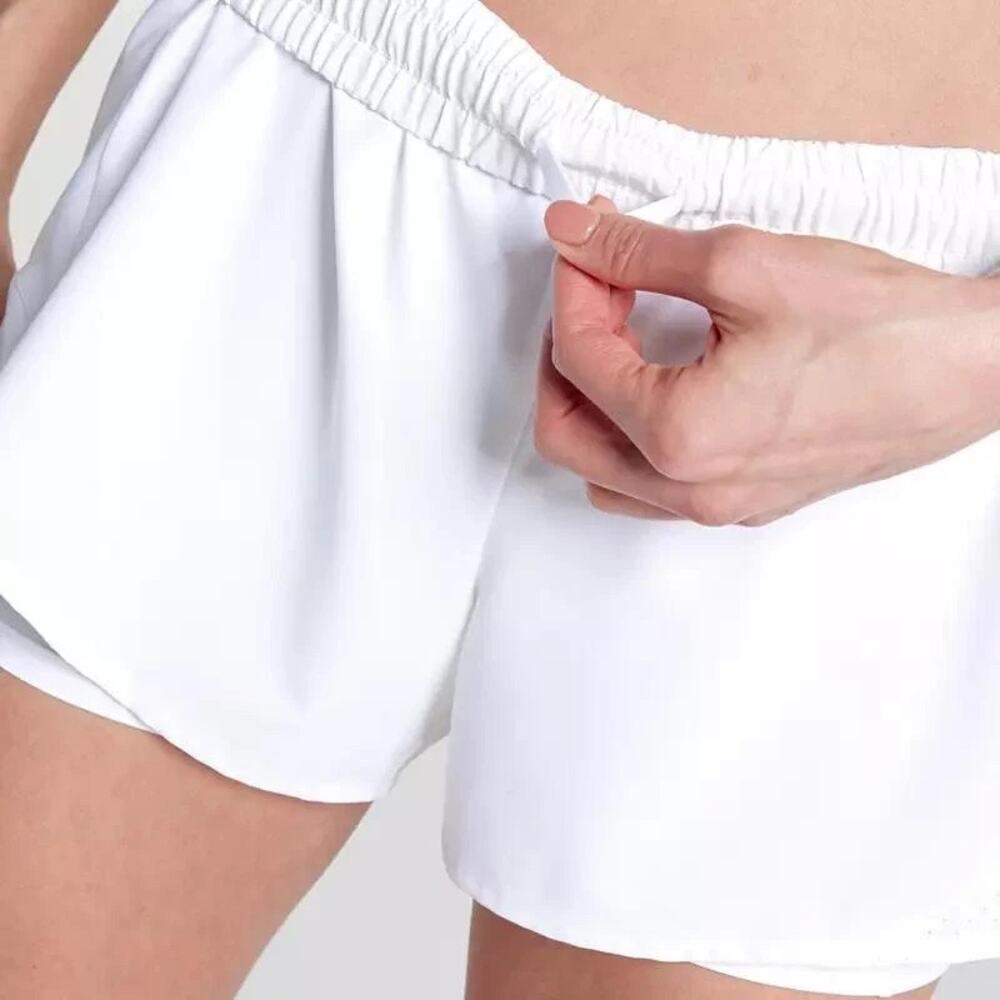 CALIA Women's Infinity Mid Rise 2 In 1 Short White Size Medium - Picture 9 of 11